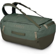 Osprey OSP-3457 Transporter Lightweight Travel Duffel Bag - Extra Large Water Resistant Durable Gear Bag for Men and Women, Style: 65l, Pine Leaf/Earl Grey