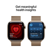 Apple Watch Gen 11 Series 11 Cell 42mm Gold Titanium - Gold Milanese Loop MF8Y4LW/A