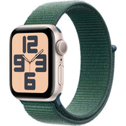 Apple Watch SE 2 40mm Starlight Aluminum - Lake Green Sport Loop MXEH3LL/A