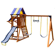Sportspower SP-SUN-SWG Wood Swing Set, 7 Stations