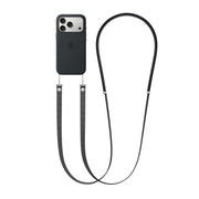 Apple Crossbody Strap, Adjustable Length with Embedded Magnets, Black, Compatible with iPhone 17 Series and iPhone Air Cases, MGGL4LL/A