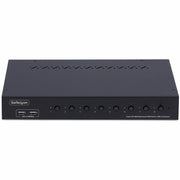 StarTech 8-Port DisplayPort 1.2 KVM Switch, 4K 60Hz, USB 2.0 Hub, Push-Button and Hotkey Switching, 1U Rack Mount Kit, R8AD122-KVM-SWITCH