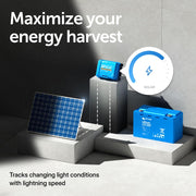 Victron Energy SmartSolar MPPT Solar Charge Controller with Bluetooth, 100V, 30 Amp, 12/24-Volt, Blue, SCC110030210