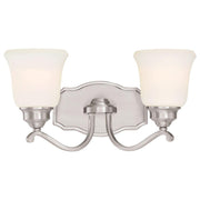 Minka Lavery Savannah Row 2 Light Brushed Nickel Bath Light-3322-84