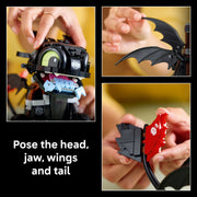 LEGO Icons How to Train Your Dragon Toothless Articulated Model Kit, 784 Pieces, Multicolor, 6549095