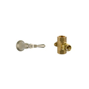 Brizo Traditional Sensori Single Handle Volume Control Valve Trim, Brilliance Polished Nickel, ADA Compliant Lever Handle, T66636-PN