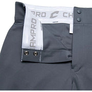 Champro Triple Crown Knicker Style Baseball Pants, Four-Way Stretch, Graphite, Medium, BP10A