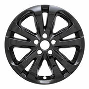 Coast2Coast 17-Inch Wheel Covers, 10-Spoke Gloss Black Painted, Snap-On, Set of 4