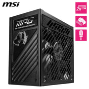 MSI MPG A850GS PCIE5 Fully Modular 850W 80 Plus Gold Power Supply, Dual 12V-2x6 PCIe Connectors, ATX 3.1, PCIe 5.1 Ready, Black