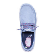 HEYDUDE Wendy Funk Friendship Lace Slip-On Loafers, Navy Blue, Size 7