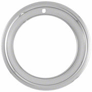 Coast to Coast Wheel Trim Rings, Stainless Steel, 15 Inch, Set of 4, Metal Clip Retention System, Model 1515D25