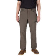 Milwaukee Electric FREEFLEX Tech Work Pants Brown 32 x 30 with 7 Pockets and Wind Water Resistant Stretch Fabric