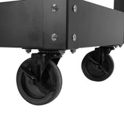 WORKPRO 32 Metal Rolling Utility Cart - Durable Steel Frame Spacious Top Surface Smooth-Rolling Casters