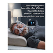 Koncept The Eliminator Sleep Aid Cushion, Dual-Purpose Memory Foam Travel Neck Support Pillow, Black, ESC