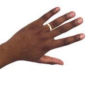 Keepsake 10kt Yellow Gold 4mm Polished Wedding Band Unisex, Gift Box Included