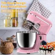 AILESSOM SP01 Samsaimo Stand 6.5-QT 660W 10-Speed Tilt-Head Food Mixer, Sakura Pink