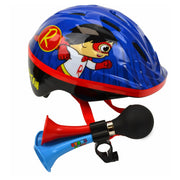 Ryan's World 5009 Red Titan Bike Helmet, Triple Horn (Kids Ages 5+)