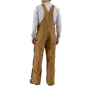 Carhartt Men's Loose Fit Firm Duck Bib Overall, Brown, 32W x 32L, 106671