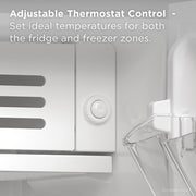 TCL TRM31S4AV Silver Single Door Compact Refrigerator without Freezer for Dorm, Office & Garage, 3.1 Cu. Ft.