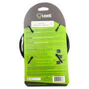 HME Defender Trail Camera Cable Lock, 5/16in Braided Steel, Adjustable 6in to 7ft Length, Pick-Resistant Lock, Weather-Resistant, Black