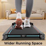 Tomile 930NB Walking Pad Treadmill for Home, 3.0HP Quiet Folding Walk Pad with Handle, 300lbs Capacity with Remote