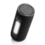 JBL Grip Portable Bluetooth Speaker, Bold JBL Pro Sound with AI Sound Boost, IP68 Waterproof and Dustproof, Drop-Proof, Integrated Ambient LED Light, Up to 14 Hours Playtime, Black