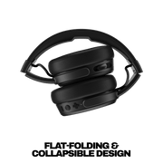 Skullcandy Crusher XT Wireless Foldable Over-Ear Headphones with Multi-Sensory Bass, Memory Foam Ear Pads, Built-In Microphone, 50-Hour Battery Life, Krazy Pink, S6CRW-U042