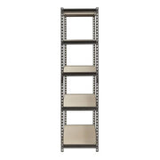 Muscle Rack 5-Shelf Steel Shelving, Silver-Vein, 18