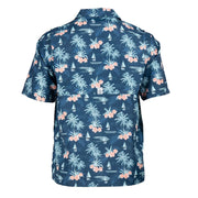 Habit Men's Short Sleeve 50+ UPF Camp Fishing Shirt, M, Sunset Waves Sargasso