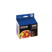 Epson T200XL-BCS 200XL Black + 200 Cyan/Yellow/Magenta Combo Saver Pack