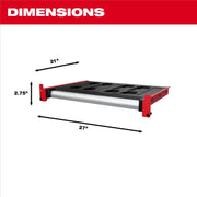 Milwaukee 48-21-8040 PACKOUT Rack Drawer, Steel, Adjustable Height, Secure Locking, Black