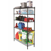 Hyper Tough (5T60164872B) 5 SHELF HEAVY DUTY METAL STORAGE RACK-BLAC
