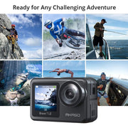 AKASO 4K30FPS Brave 7 LE 20MP WiFi Action Camera with Touch Screen Vlog Camera 2X 1350mAh Batteries