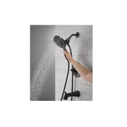 Delta 144840-BL-I Arvo Matte Black 1-Handle Bathtub and Shower Faucet with Valve