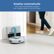 SharkNinja RV2302AE IQ Robot Vacuum with Bagless 60 Day Capacity Base, Multi-Surface Cleaning, Home Mapping