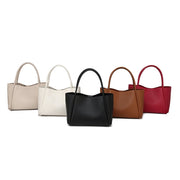 Alikpop Women's PU Tote Shoulder Purse, Adjustable Straps, Lightweight, Spacious, Red
