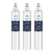 Glacier Fresh GF-Z009X RPWFE RPWF Refrigerator Water Filter with Built-in Chip, Coconut Shell Carbon Block, Lead-Free BPA-Free, Compatible with GE French-Door Models, Pack of 3