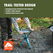 Ozark Trail STL-GY6-OT Steel and Polyester Lightweight Camping Stool