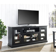 Walker Edison HD70C32BL Furniture Company Black Entertainment Center