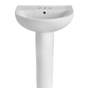 American Standard 0467400R.020 Mainstream 34.25-in H White Vitreous China Pedestal Sink Combo