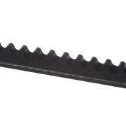 Unique Bargains 3VX470 Raw Edge Cogged Rubber V-Belt 47 in Length 0.38 in Width Black
