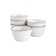 Elama Paul 6-Pc. Stoneware Dinnerware Set 975116269M - WHITE ONE SIZE