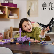 LEGO Minecraft The Ender Dragon and End Ship Building Set