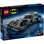 LEGO DC Batman v Superman Batmobile Building Blocks Set, 220 Pieces, Armored Batman Minifigure with Fabric Cape, Golden Anniversary Coin, Ages 9+, 76331