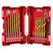 Milwaukee 48-89-4860 SHOCKWAVE Impact Duty RED HELIX Titanium Metric Drill Bit Set - 19PC