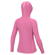 Huk Icon Quarter-Zip Long-Sleeve Hoodie - Neon Coral - M