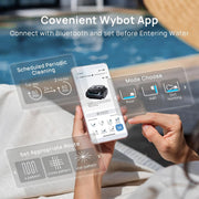 WYBOT C2 Vision AI Camera Cordless Robotic Pool Vacuum, 8-in-1 Pool Cleaner, Powerful Suction