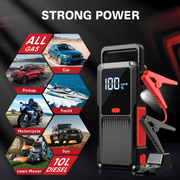 GCZ 4200A Car Battery Jump Starter for All 10 Liter Gasoline and Diesel Engines, 27000mAh Portable Battery Booster with 65W Car Charger