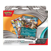 Pokemon Mabosstiff EX Showcase Box, Foil Promo Card, 3 Booster Packs, Code Card, 89432668