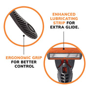 BIC Comfort 3 Hybrid Razor, 2 Handles + 26 Refill Cartridges